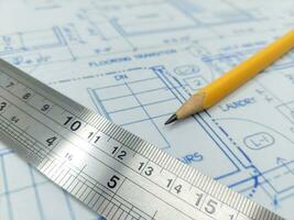 Image of several drawings of the project and instruments photo