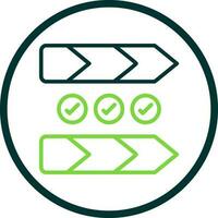 Value chain Vector Icon Design