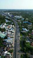 Journey Through Tien Giang Scenic Road and Car Aerials video