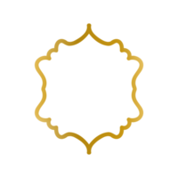 d'oro ornamento telaio png