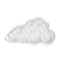 mullido nube aislado png