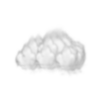 Weiß Wolken isoliert png