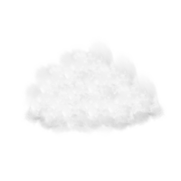 blanco nube aislado png