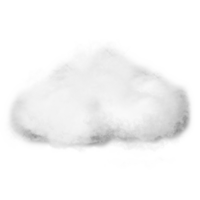 blanco nube aislado png