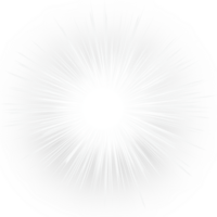 white rays glow light effect png
