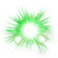 gloed groen licht effect png