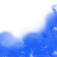 blue smoke with glitter png