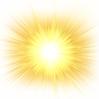 Soleil lentille éclater lumière effet png