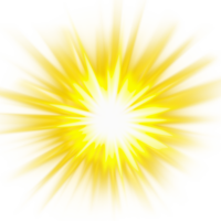 sun lens flare light effect png