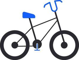 Illustration of a Bicycle. vector