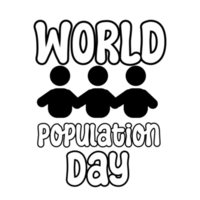 Welt Population Tag Text, Welt Population Tag Kalligraphie, Population Tag Beschriftung Inschrift Clip Art auf transparent Hintergrund, Population Digital Kunst, Population Clip Art, Population Symbol png