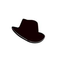 isolated Hat silhouette, isolated Hat icon, Cowboy hat illustration, Hat symbol, Stylized hat illustration, single Cowboy hat clipart , Cowgirl hat, hat day png