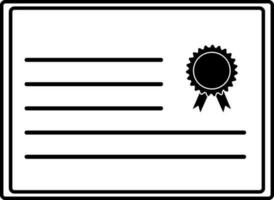 Certificate or Diploma. vector