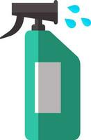 Colorful icon of spray bottle for spa or lifestyle concept. vector