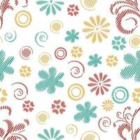 Floral pattern abstract background. vector