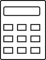 Flat style calculator icon. vector