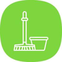 Mop Vector Icon Design