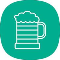 Beer glass Vector Icon Design