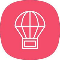 Parachute Vector Icon Design