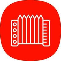 Accordion Vector Icon Design