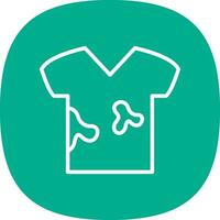 Dirty clothes Vector Icon Design