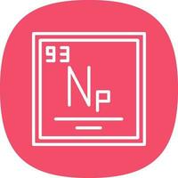 Neptunium Vector Icon Design