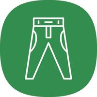 Pants Vector Icon Design