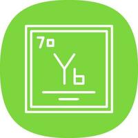 Ytterbium Vector Icon Design