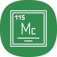 Moscovium Vector Icon Design