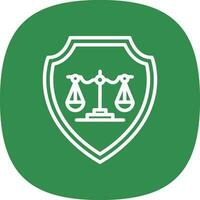 Law firm Vector Icon Design