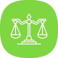 Justice Vector Icon Design