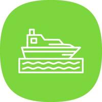 diseño de icono de vector de barco