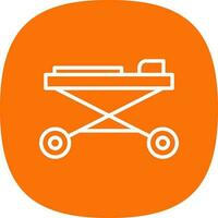 Stretcher Vector Icon Design