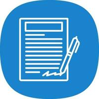 Agreement Vector Icon Design