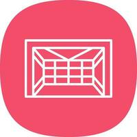 Goal box Vector Icon Design