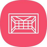 Goal box Vector Icon Design