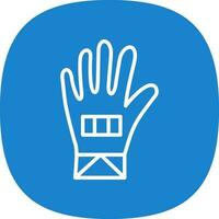 Glove Vector Icon Design