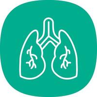 Lungs Vector Icon Design