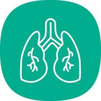 Lungs Vector Icon Design