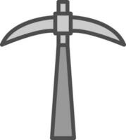 Pickaxe Vector Icon Design