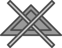 No bleach Vector Icon Design