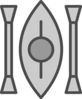 Kayak Vector Icon Design