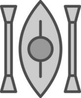 Kayak Vector Icon Design