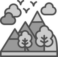 Alps Vector Icon Design