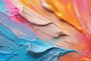 abstract background from the smears of acrylic paint art photo