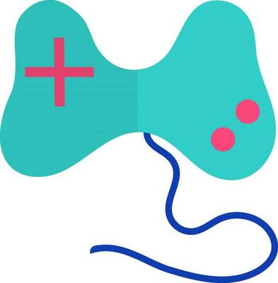 Video game remote icon for playing concept.