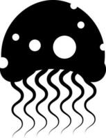 Jellyfish icon or symbol. vector