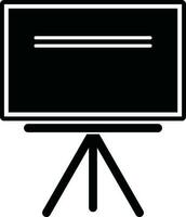 Chalkboard with standing frame vector