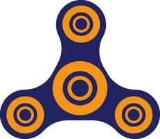 Three arms set of spinner toy icon in isolated. vector