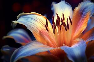 A close-up of a flower photo